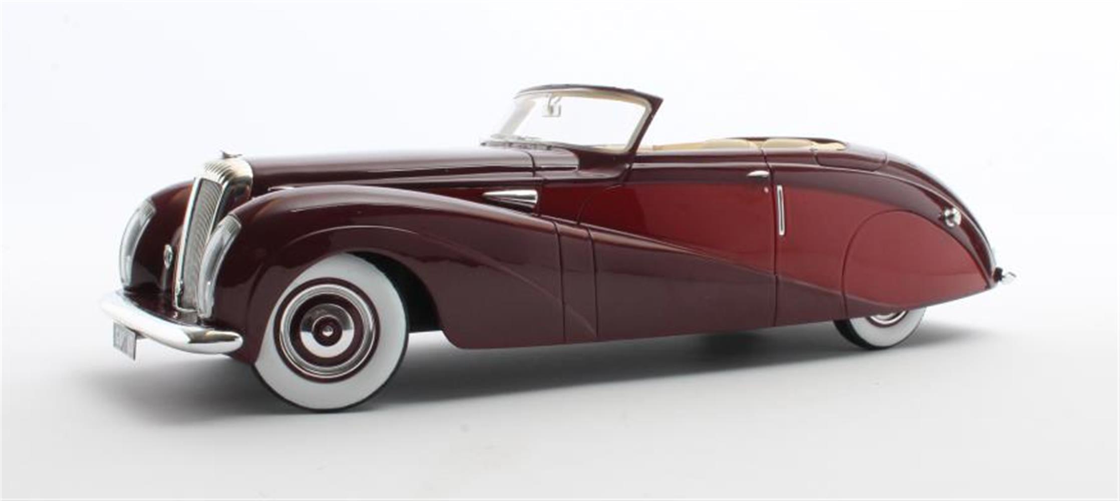 Daimler DE 36 Hooper Green Goddess 1953 Maroon/Maroon - 1:18